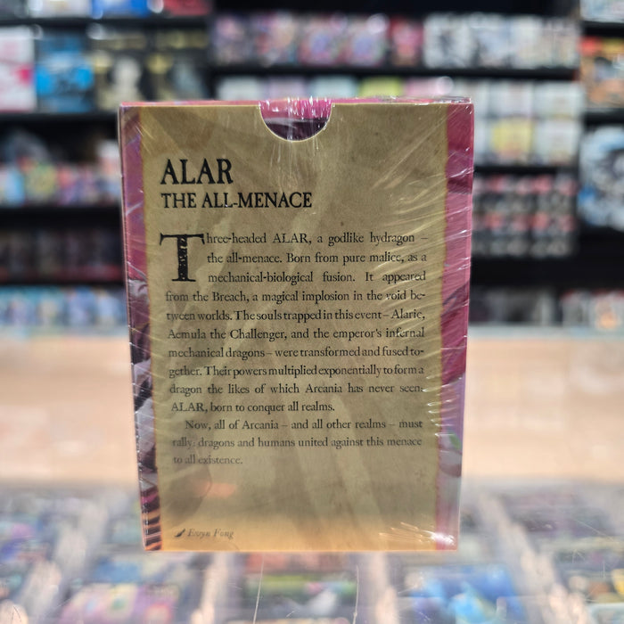 Dragon Shield Deck Protector - Pomegranate & Gold (Dual Matter)