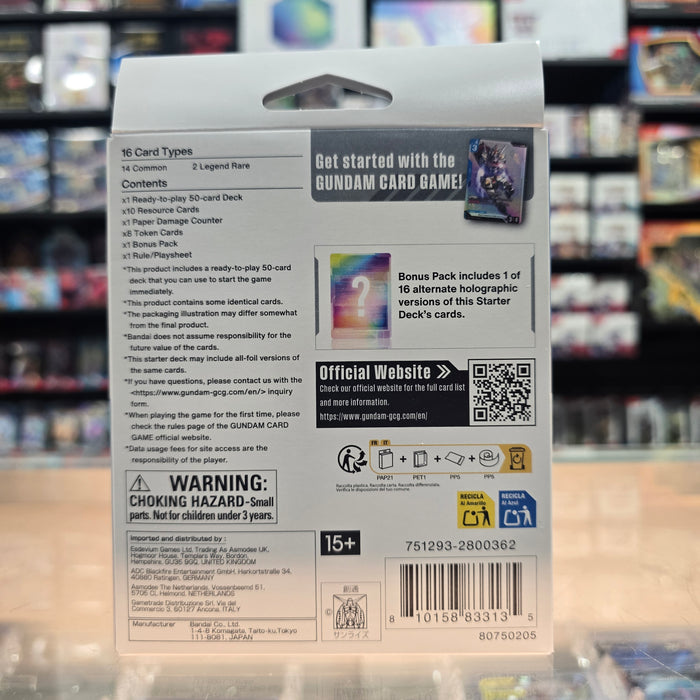 Gundam Card Game: Heroic Beginnings [ST01] - Starter Deck