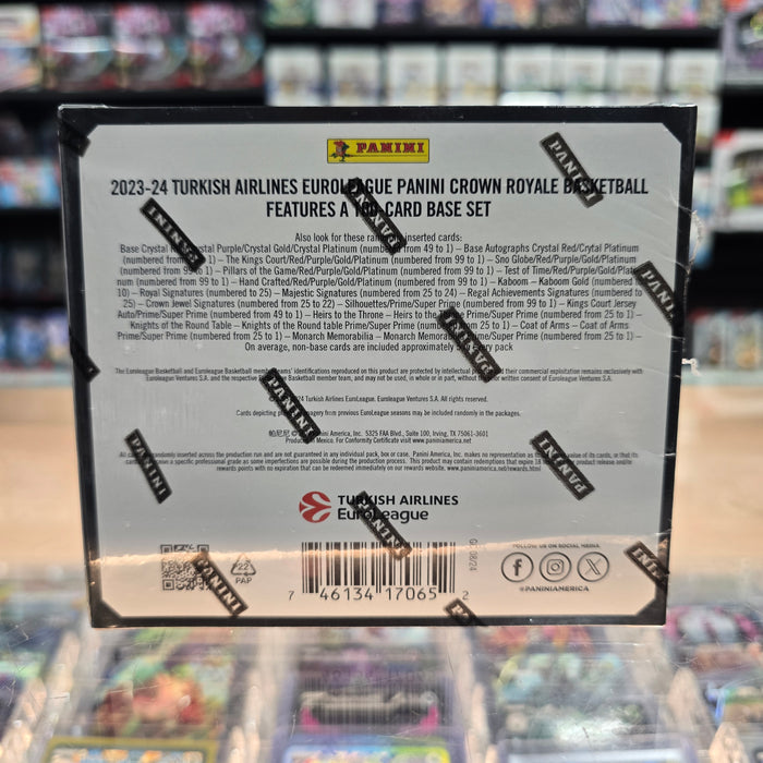 2023-24 Crown Royale Euroleague Basketball Hobby Box