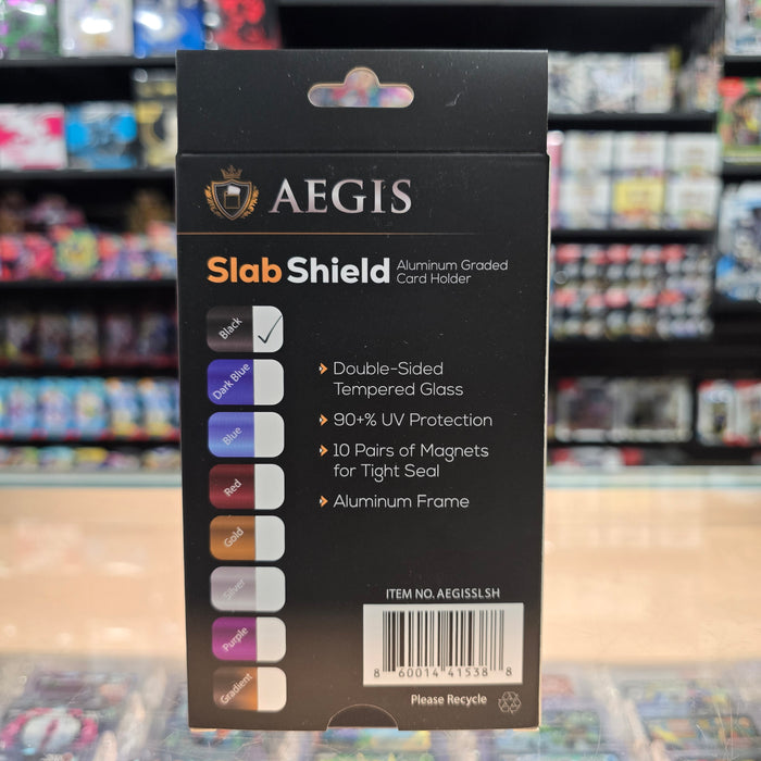 Aegis: Slab Shield - Aluminum Graded Card Holder PSA (Black)