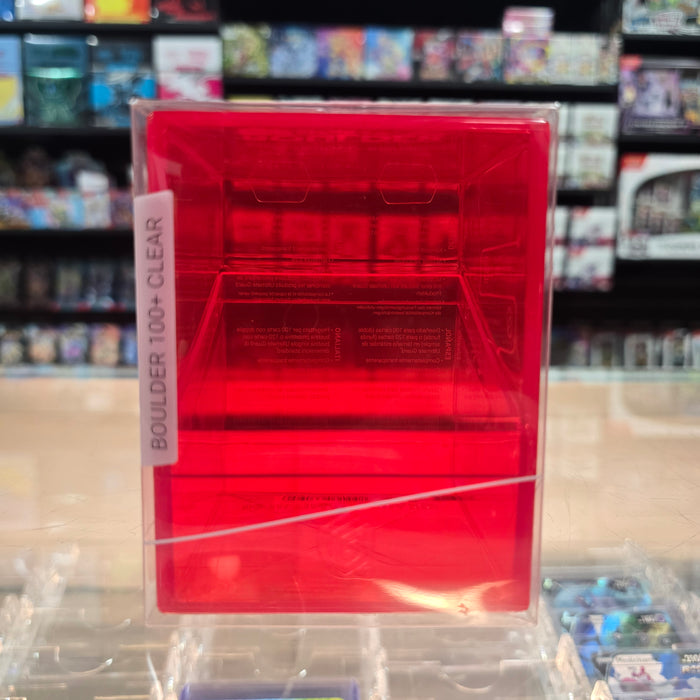 Ultimate Guard - Boulder Deck Case 100+ (Clear Ruby)