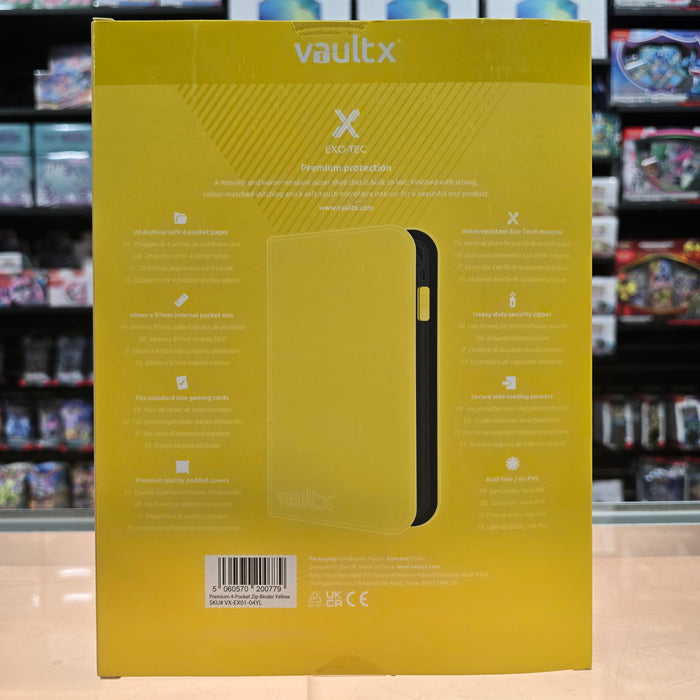 Vault X: 4-Pocket Zip Binder (Sunrise Yellow)