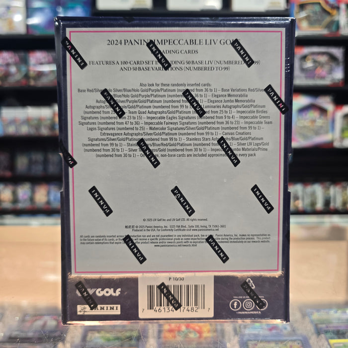 2024-25 Impeccable LIV Golf Hobby Box