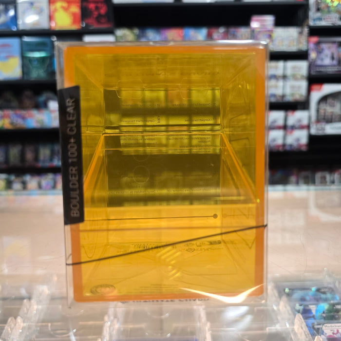 Ultimate Guard - Boulder Deck Case 100+ (Clear Amber)