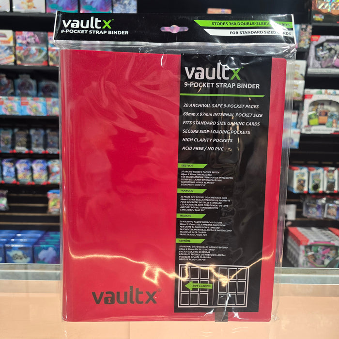 Vault X: 9-Pocket Binder (Red)