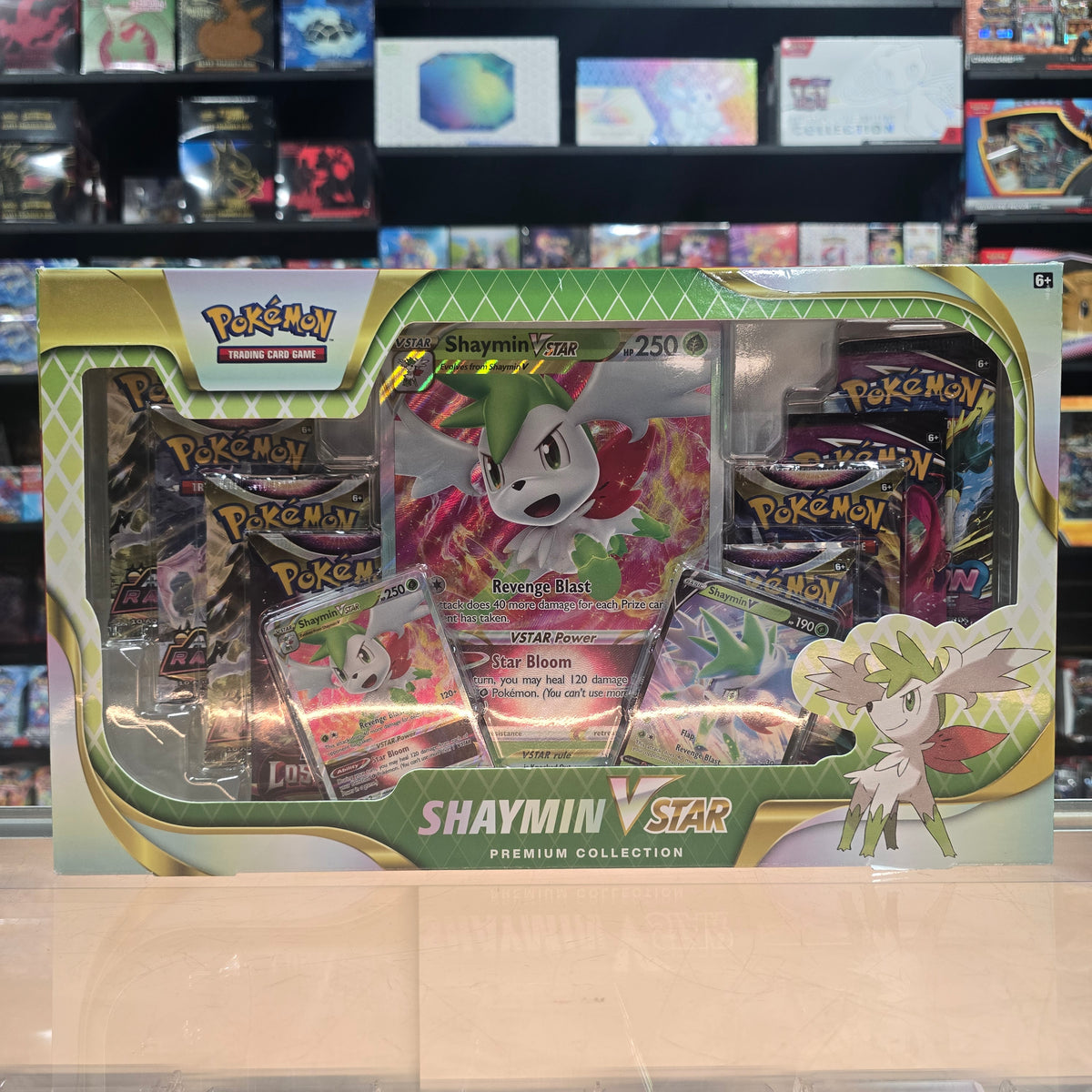 Pokémon TCG: Premium Collection (Shaymin VSTAR) — Smoke and Mirrors Hobby