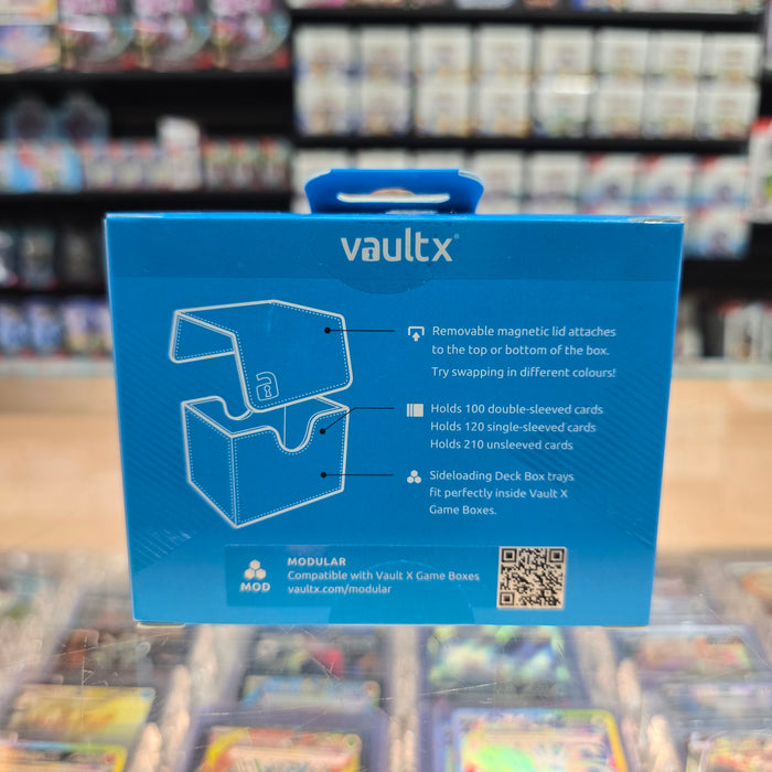 Vault X: Sideloading Deck Box 100+ CT (Neon Blue)