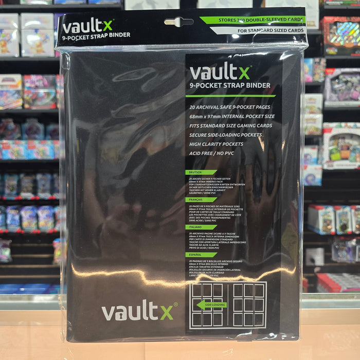 Vault X: 9-Pocket Binder (Black)