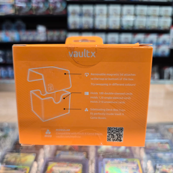 Vault X: Sideloading Deck Box 100+ CT (Neon Orange)