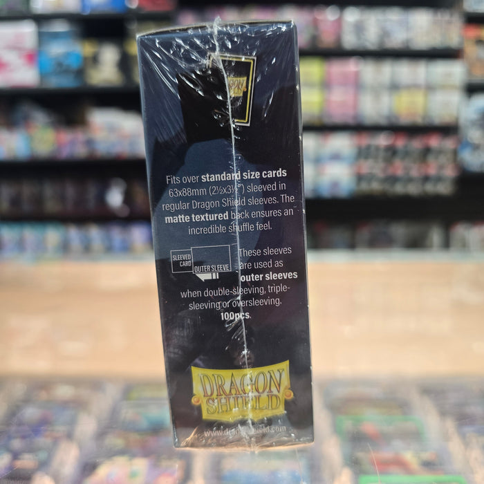 Dragon Shield Deck Protector - Matte Black (Outer Sleeves) 100 CT