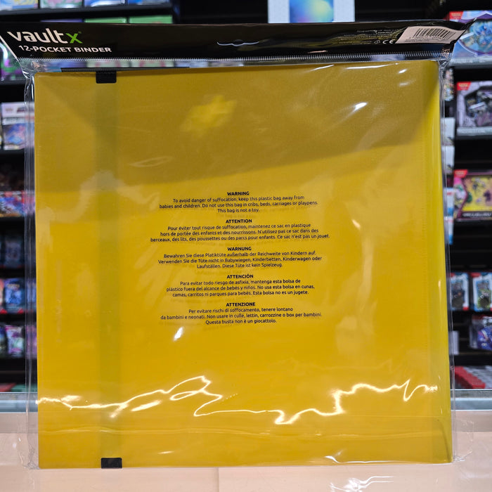 Vault X: 12-Pocket Binder (Yellow)