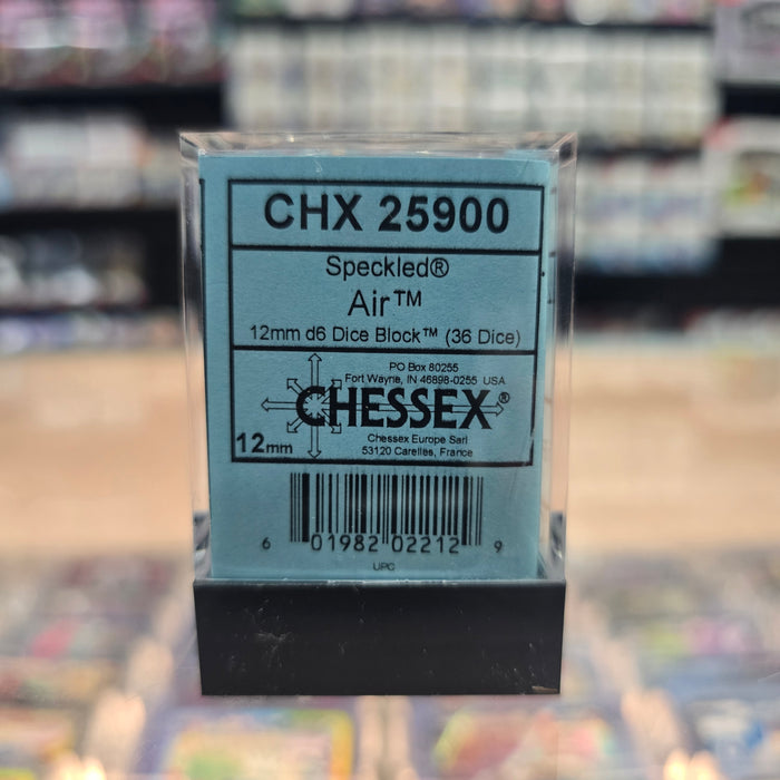 Chessex: Speckled - 12mm D6 36PC Dice Block (Air Elemental)