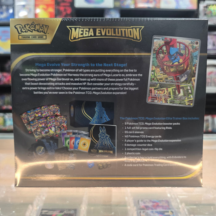 Pokémon TCG: Mega Evolution - Elite Trainer Box (Mega Lucario) (Limit 1)