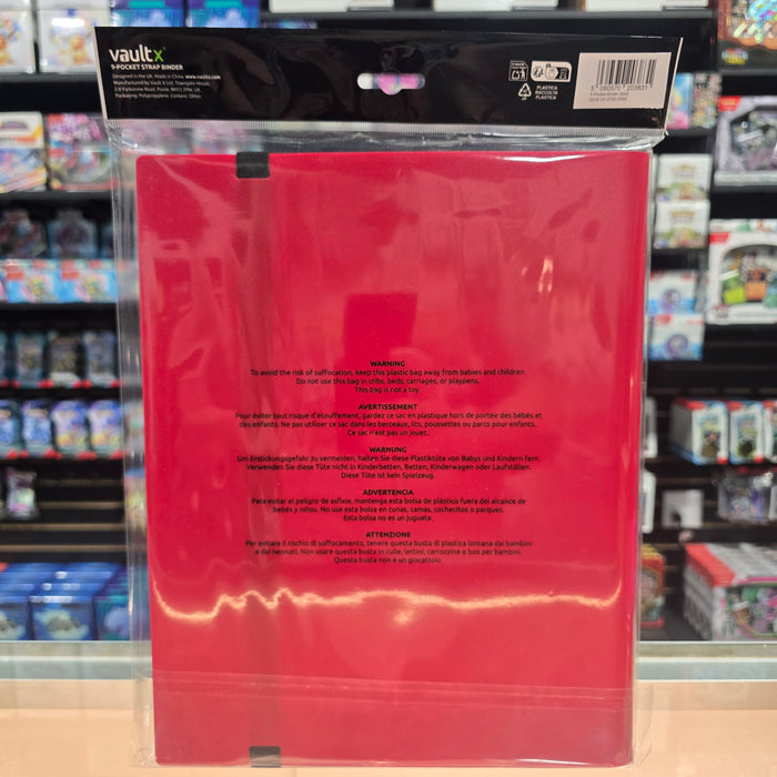 Vault X: 9-Pocket Binder (Red)