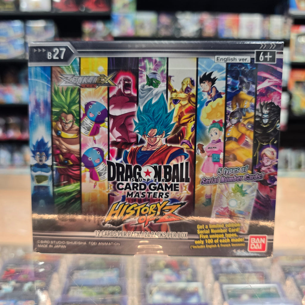 dragon ball super booster box list Dragon Ball Super Masters TCG: History of Z [DBS-BT27]