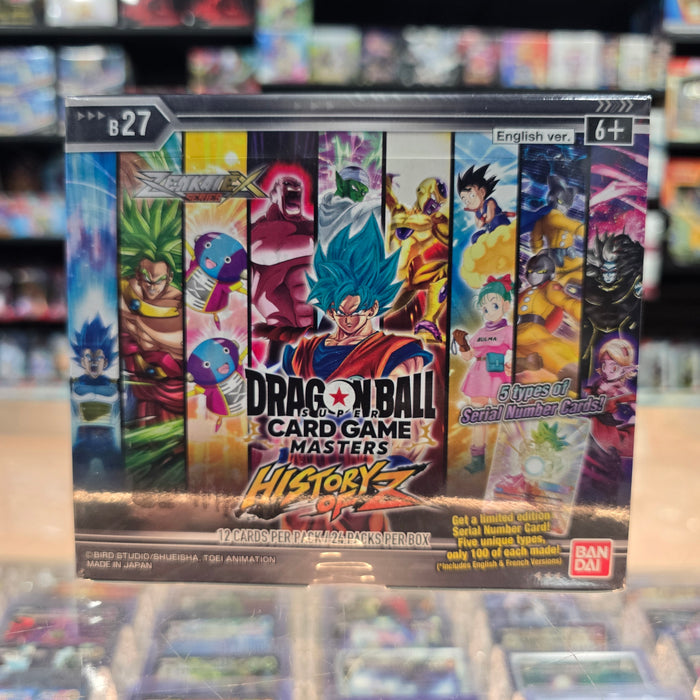 Dragon Ball Super Masters TCG: History of Z [DBS-BT27] - Booster Box