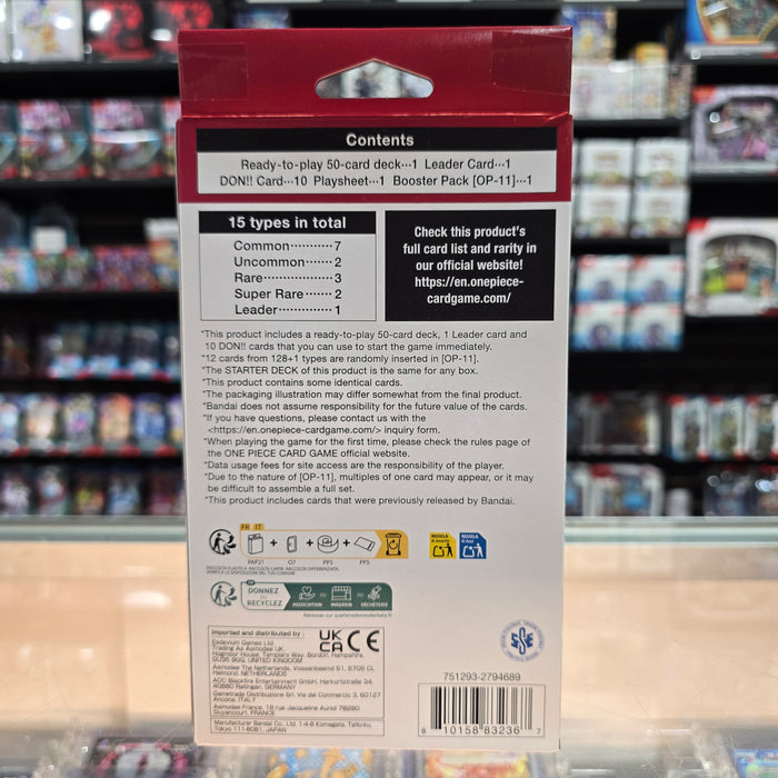 One Piece TCG: Shanks (Red) [ST-23] - Starter Deck