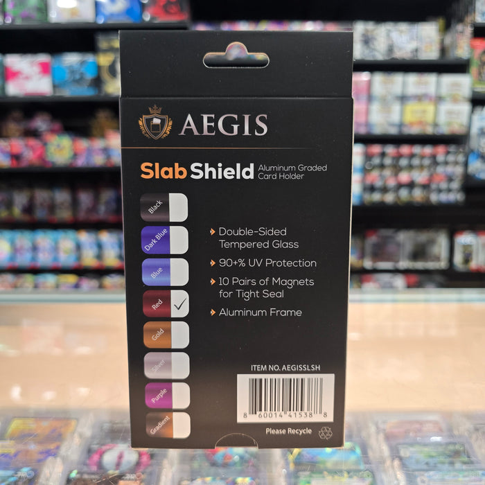 Aegis: Slab Shield - Aluminum Graded Card Holder PSA (Red)
