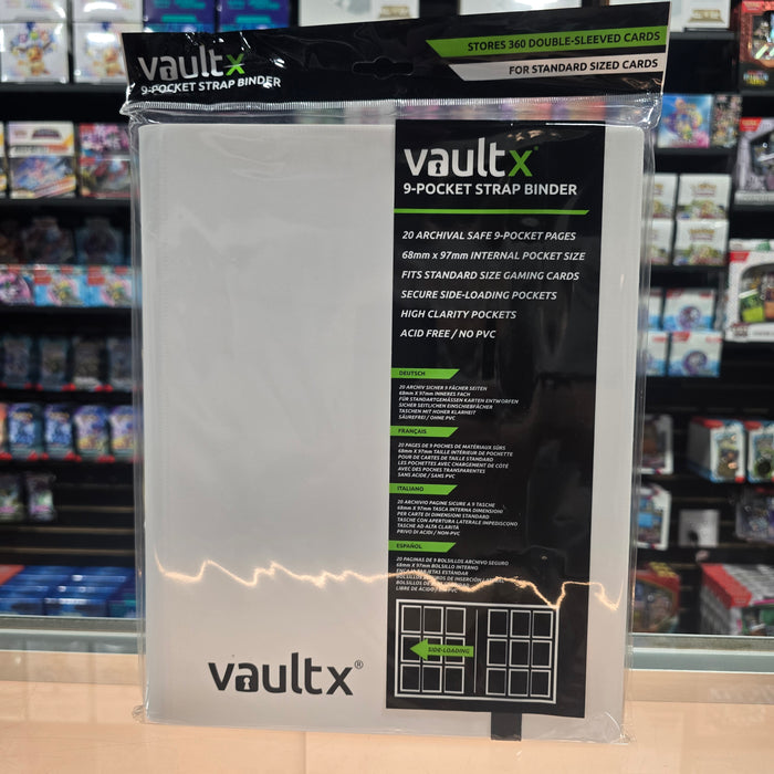 Vault X: 9-Pocket Binder (White)