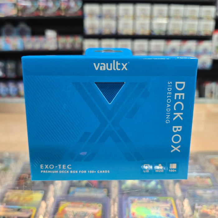 Vault X: Sideloading Deck Box 100+ CT (Neon Blue)