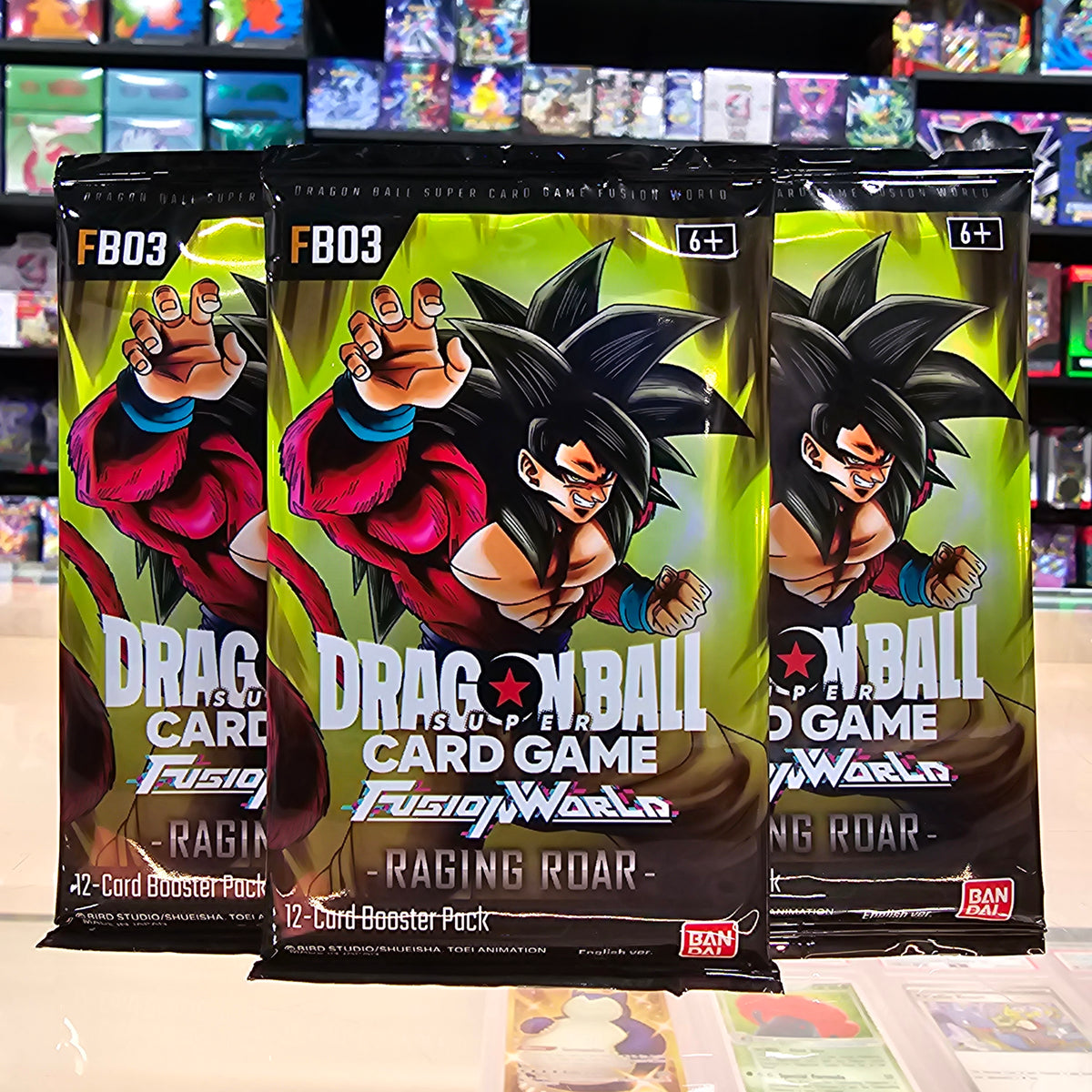 raging roar booster box Dragon Ball Super Card Game FB03 - Fusion World - Numerous new characters have also joined the game Dragon Ball Fusion World Set