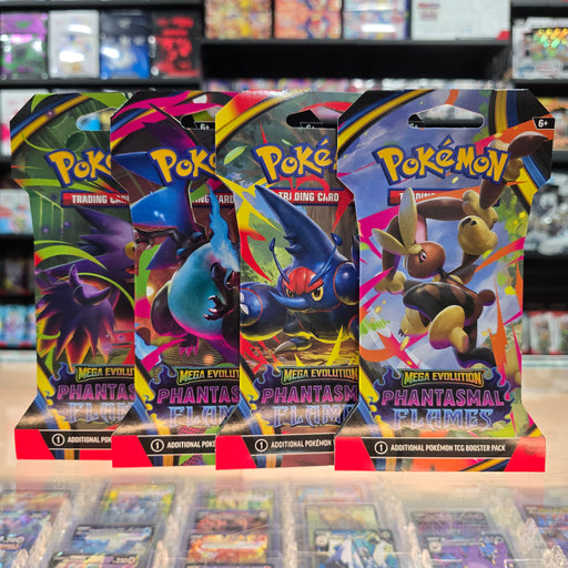 Pokmon TCG: Mega Evolution: Phantasmal Flames - Sleeved Booster Pack Smoke and Mirrors Hobby Pokmon TCG: Mega Evolution: Phantasmal Flames - Sleeved Booster Pack Smoke and Mirrors Hobby