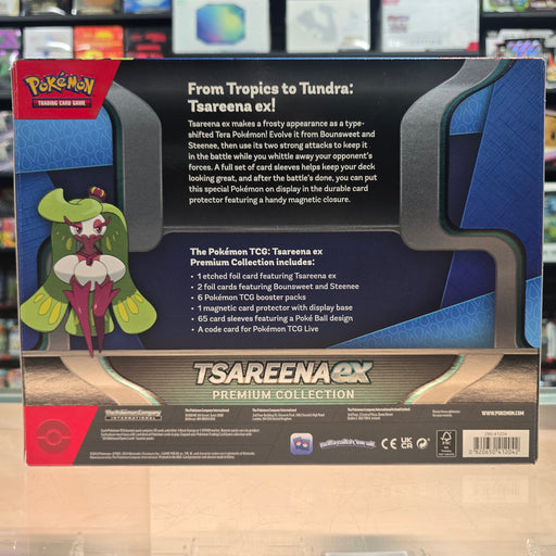 Pokmon TCG: Premium Collection (Tsareena ex) Smoke and Mirrors Hobby Pokmon TCG: Premium Collection (Tsareena ex) Smoke and Mirrors Hobby