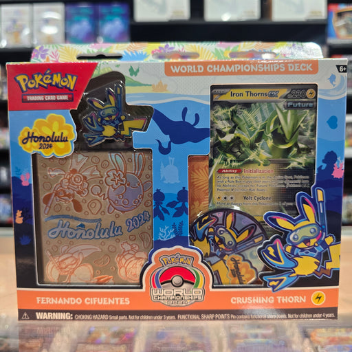 Pokmon TCG: 2024 World Championship Deck (Crushing Thorn - Fernando C Smoke and Mirrors Hobby Pokmon TCG: 2024 World Championship Deck (Crushing Thorn - Fernando C Smoke and Mirrors Hobby