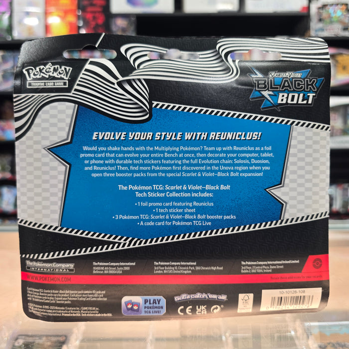 Pokémon TCG: Scarlet & Violet: Black Bolt - Tech Sticker Collection (Limit 1)