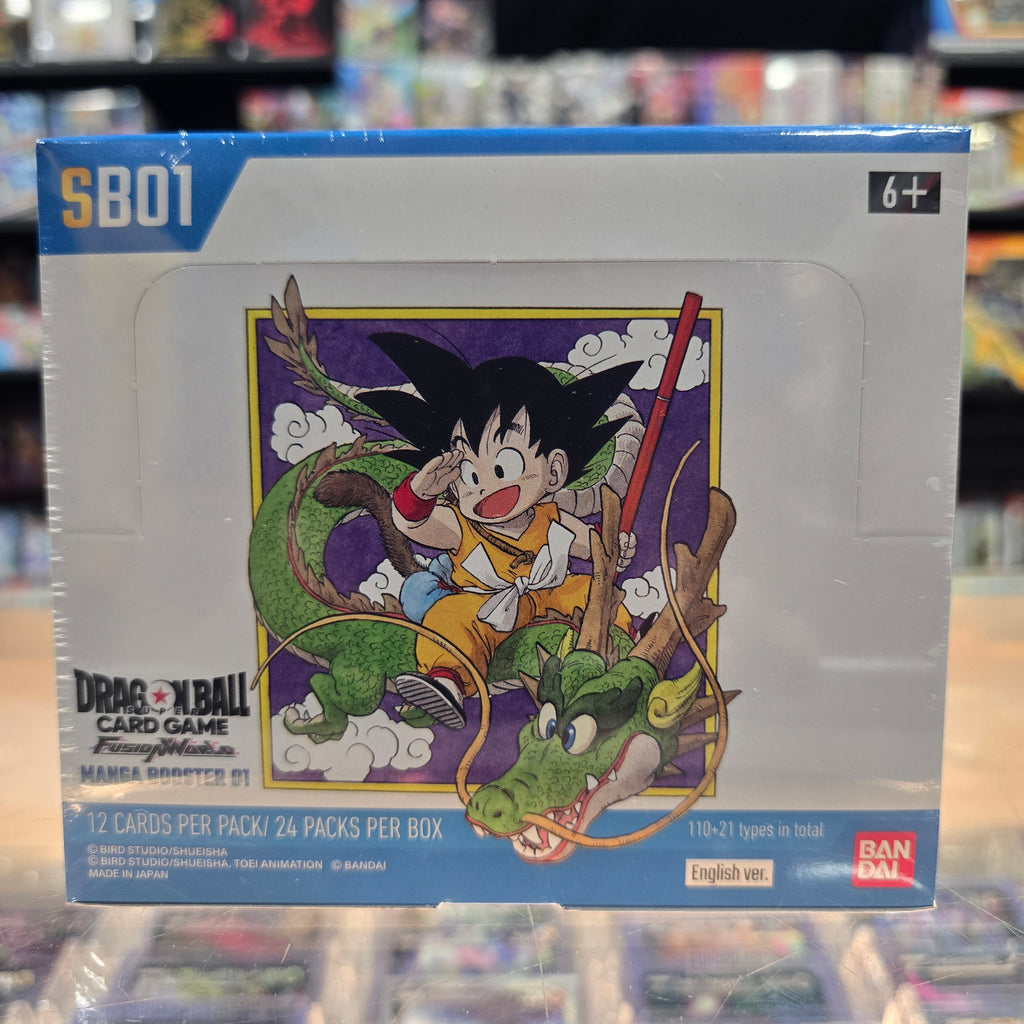 manga booster 01 booster box SB-01MANGA BOOSTER 01 Booster TCG BOX & CASEFactory Sealed