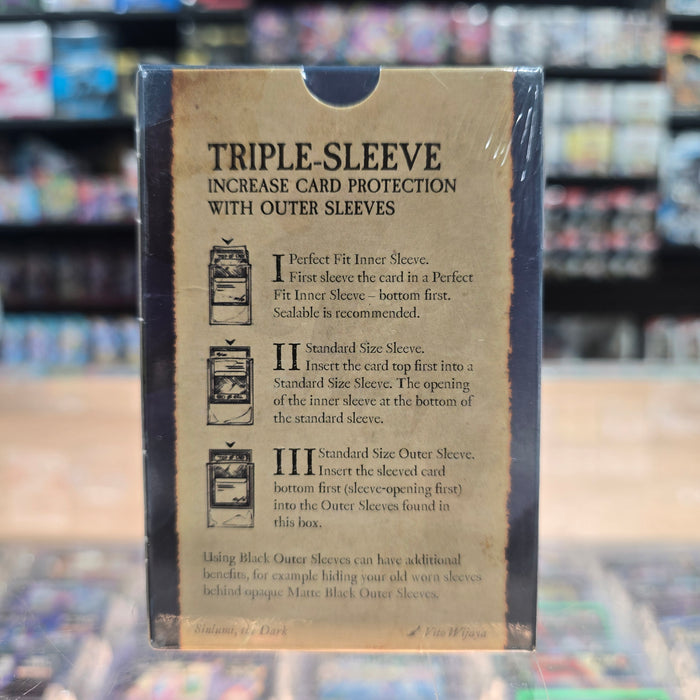 Dragon Shield Deck Protector - Matte Black (Outer Sleeves) 100 CT