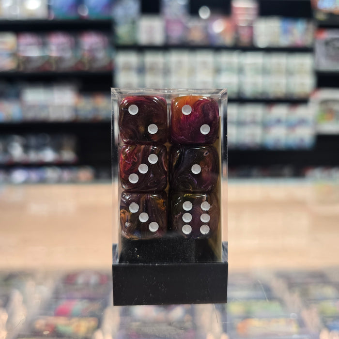 Chessex: Festive - 16mm D6 36PC Dice Block (Symphony & White)