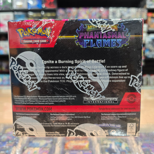 Pokmon TCG: Mega Evolution: Phantasmal Flames - Booster Box Smoke and Mirrors Hobby Pokmon TCG: Mega Evolution: Phantasmal Flames - Booster Box Smoke and Mirrors Hobby