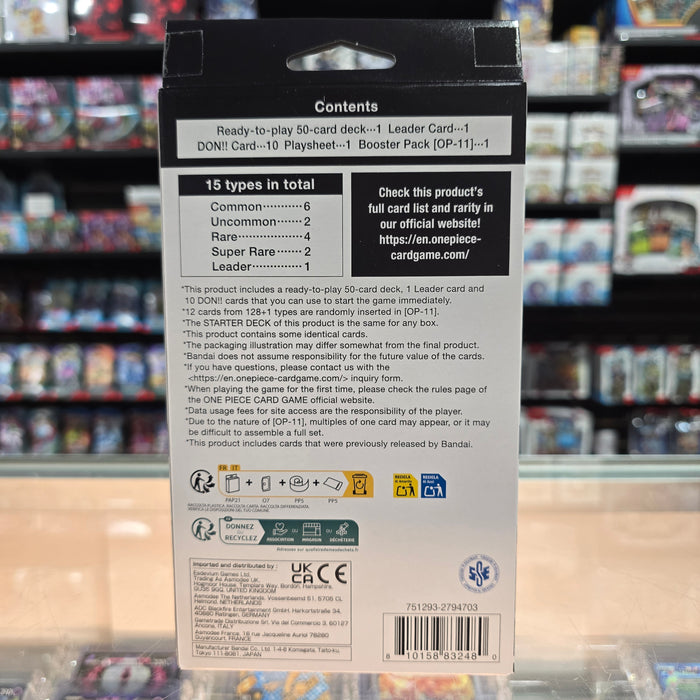 One Piece TCG: Marshall.D.Teach (Black) [ST-27] - Starter Deck