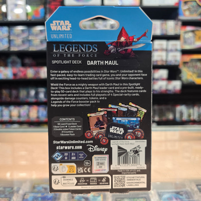 Star Wars: Unlimited - Legends of the Force - Spotlight Deck (Darth Maul)