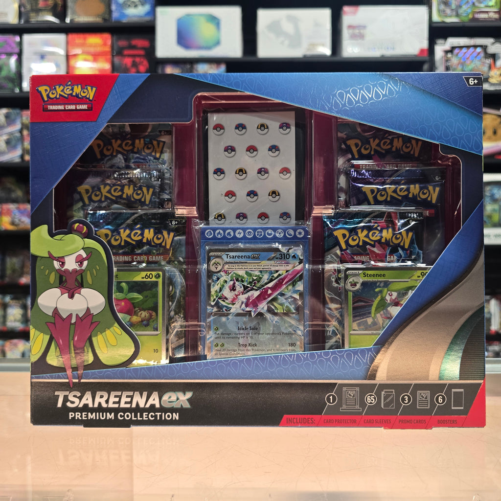 Pokmon TCG: Premium Collection (Tsareena ex)  Smoke and Mirrors Hobby