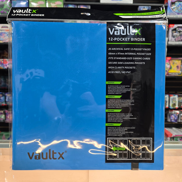 Vault X: 12-Pocket Binder (Blue)