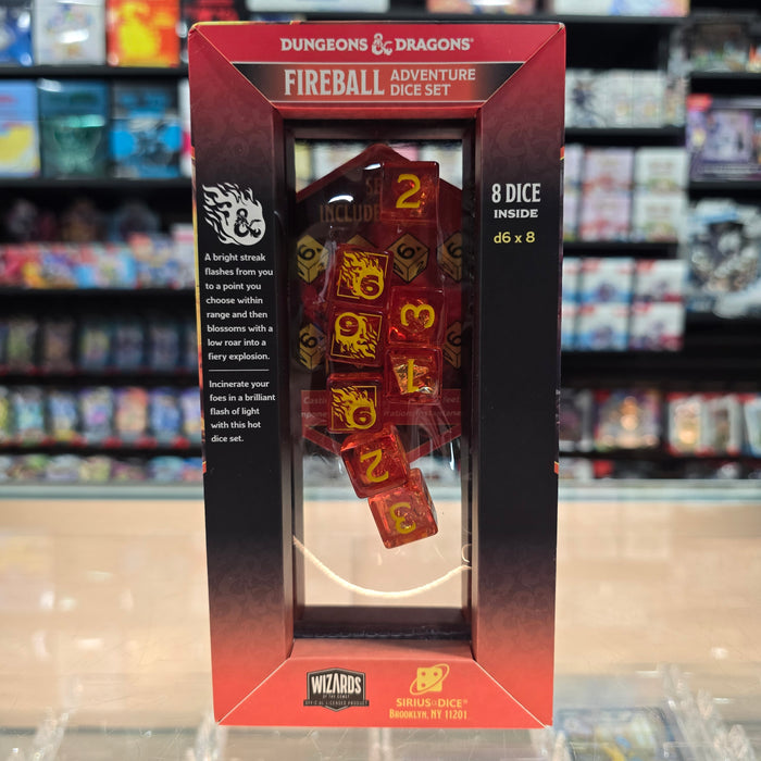 Dungeons & Dragons: Adventure Dice Set 8PC(Fireball)