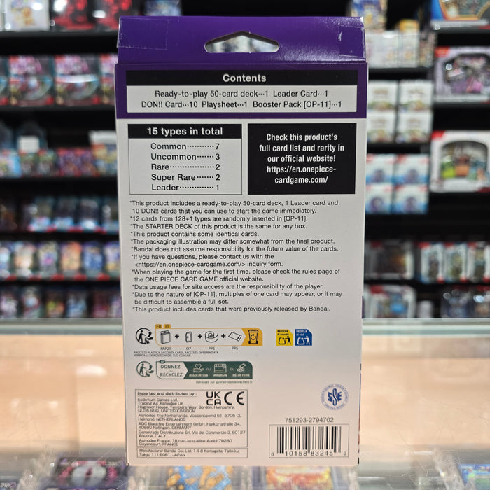 One Piece TCG: Monkey.D.Luffy (Purple/Black) [ST-26] - Starter Deck