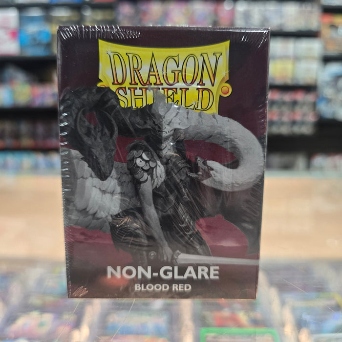 Dragon Shield Deck Protector - Blood Red (Non-Glare) 100 CT