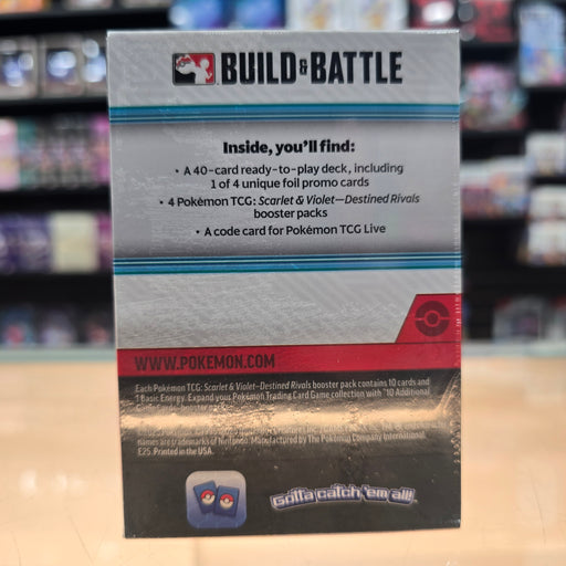 Pokmon TCG: Scarlet & Violet: Destined Rivals - Build & Battle Box (L Smoke and Mirrors Hobby Pokmon TCG: Scarlet & Violet: Destined Rivals - Build & Battle Box (L Smoke and Mirrors Hobby