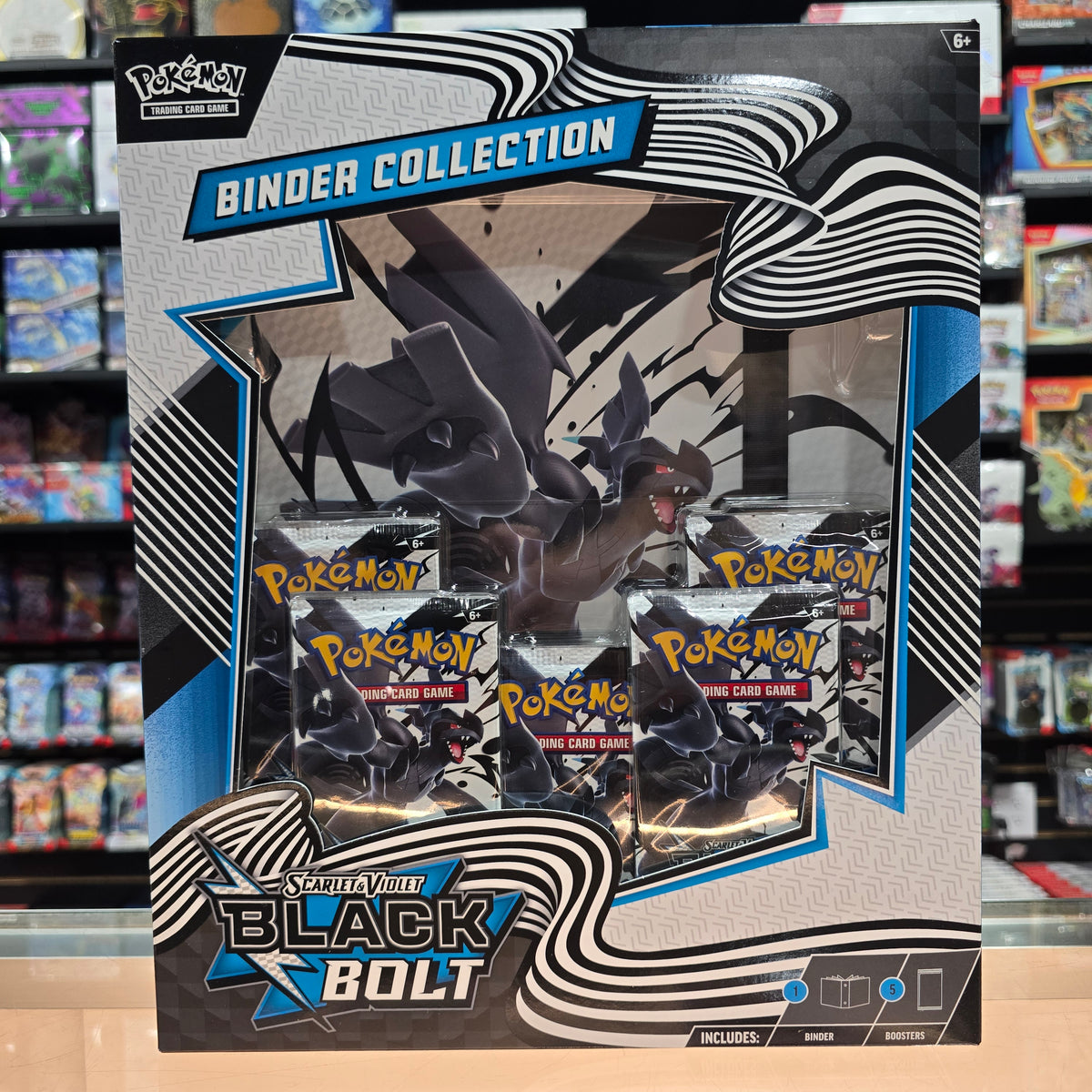 pokemon binder collection black bolt trading cards Pokémon TCG: Scarlet & Violet: Spine label which is Duskmourn Winter, Cynical Opportunist Style:Collectors Album Blue Reserved List