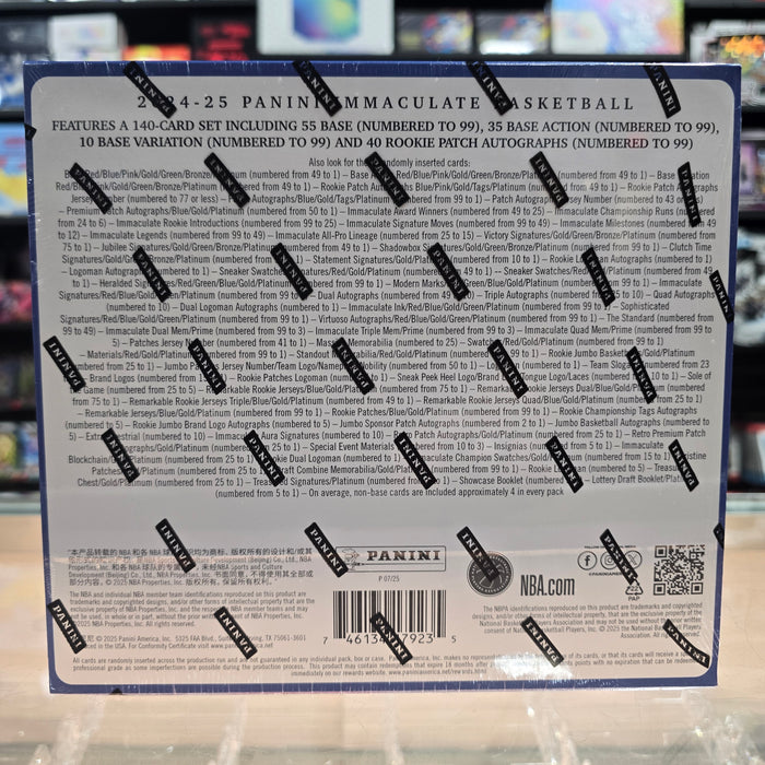 2024-25 Immaculate Basketball Hobby Box