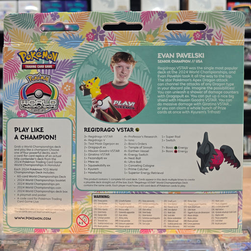 Pokmon TCG: 2024 World Championship Deck (Regidrago VSTAR - Evan Pavelski) Pokmon TCG: 2024 World Championship Deck (Regidrago VSTAR - Evan Pavelski)