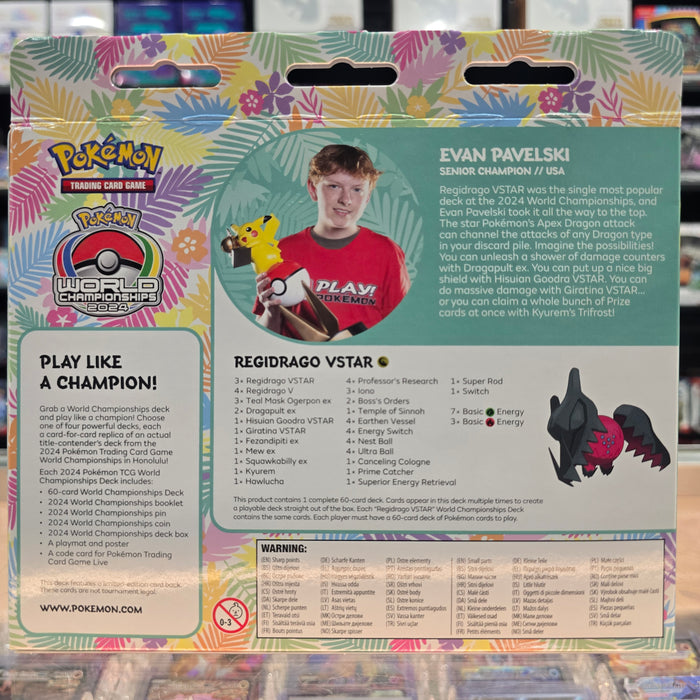 Pokémon TCG: 2024 World Championship Deck (Regidrago VSTAR - Evan Pavelski)