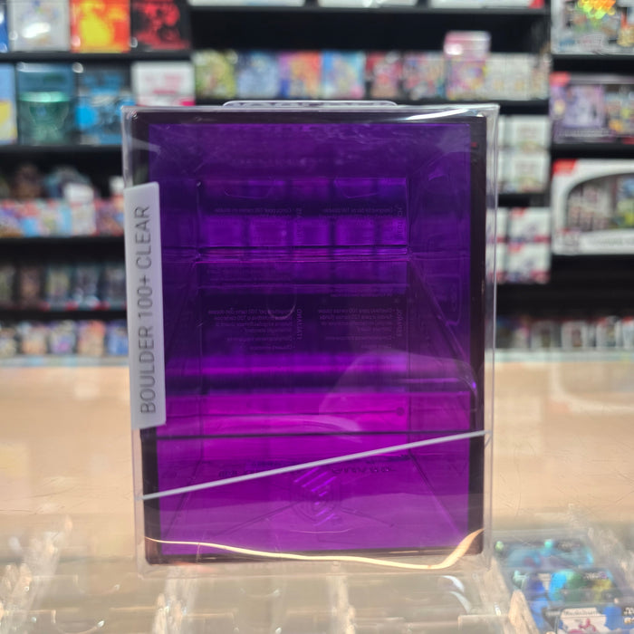 Ultimate Guard - Boulder Deck Case 100+ (Clear Amethyst)