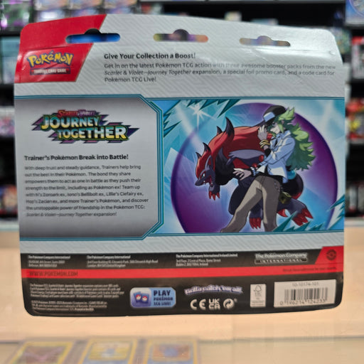 Pokmon TCG: Scarlet & Violet: Journey Together - 3 Pack Blister (Scra Smoke and Mirrors Hobby Pokmon TCG: Scarlet & Violet: Journey Together - 3 Pack Blister (Scra Smoke and Mirrors Hobby
