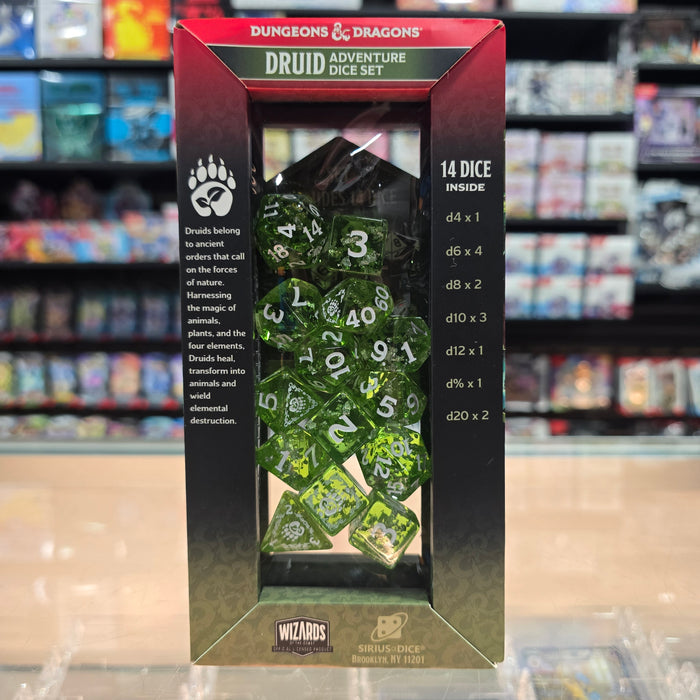 Dungeons & Dragons: Adventure Dice Set 14PC (Druid)