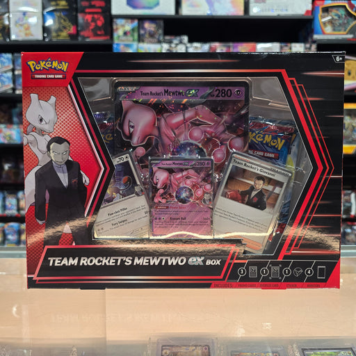 Pokémon TCG: Team Rocket's Mewtwo ex Box (Limit 2) — Smoke and Mirrors Hobby
