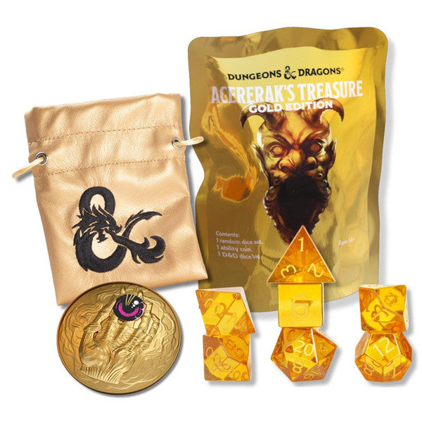 Dungeons & Dragons: Acererak's Treasure - Treasure Pack Dice Set (Gold Edition)